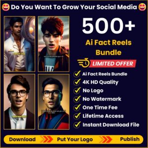 🤔 Boost Engagement with 500+ Viral AI Fact Reels Bundle! (Limited Offer) 💡