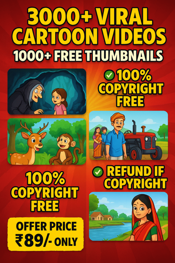 3000+ New Viral Cartoon Videos Bundle – 100% Copyright Free - Image 3