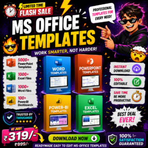 🚀 Ultimate MS Office Templates Bundle 📊📈