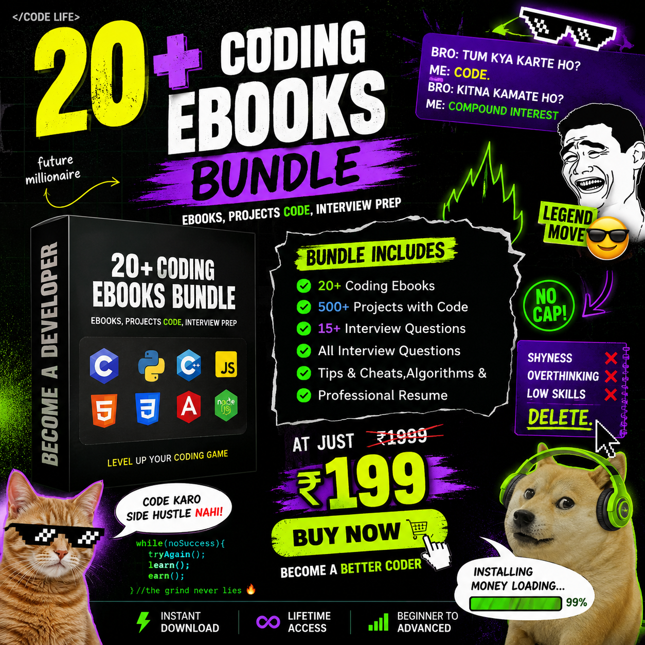 π 20+ Coding Ebooks Bundle | Developer Learning Pack π»