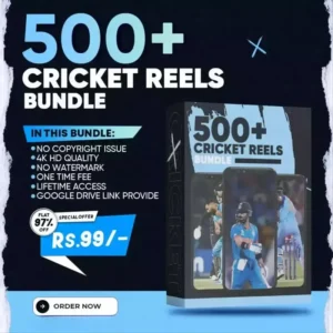 🏏 500+ Cricket Reels Bundle