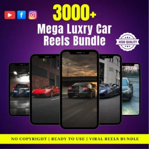 3000+ Mega Luxury Car Reels Bundle 🚗🔥