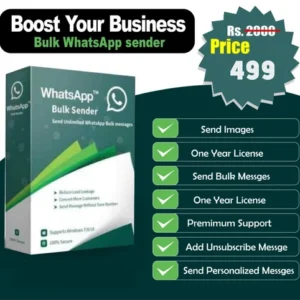 📩 WhatsApp Bulk Sender Tool – Boost Business via Unlimited Bulk Messaging @ ₹499
