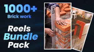 🧱 Build Your Audience with 1000+ Brickwork Reels Bundle Pack! 🏗️🇮🇳