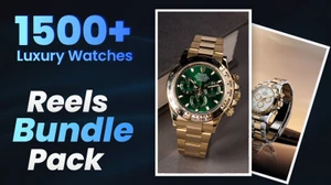 ⌚️ Indulge Your Audience with 1500+ Luxury Watches Reels Bundle Pack! 💎