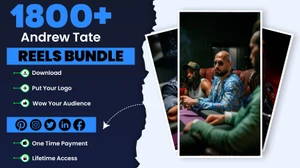 🚀 Dominate Your Feed with 1800+ Andrew Tate Reels Bundle! 💰