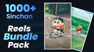 😂 Get 1000+ Hilarious Shinchan Reels Bundle Pack! 🖍️🇮🇳