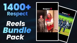 🙌 Spread Positivity with 1400+ Respect Reels Bundle Pack! ❤️