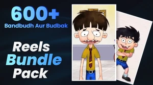 😂 Get 600+ Hilarious Bandbudh Aur Budbak Reels Bundle Pack! 🤪🇮🇳