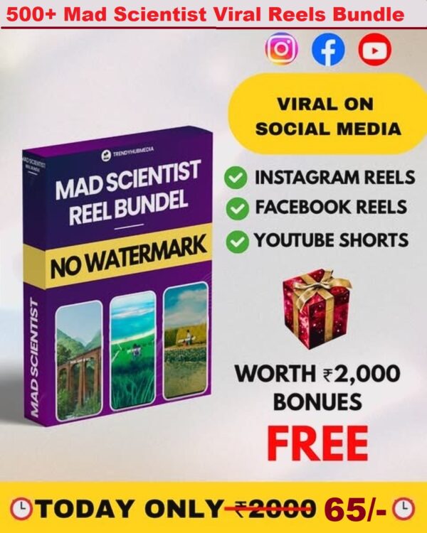 🧪 Unleash Creativity with the 500+ Mad Scientist Reel Bundle! 🤯