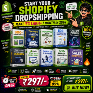 🚀 Shopify Dropshipping Master Bundle 💰