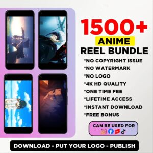 🔥 1500+ Anime Reel Bundle 🔥