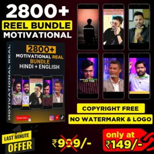 🔥 2800+ Motivational Reels Bundle (Hindi + English) 🔥