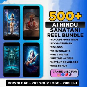 🙏 500+ AI Hindu Sanatani Reel Bundle 🙏