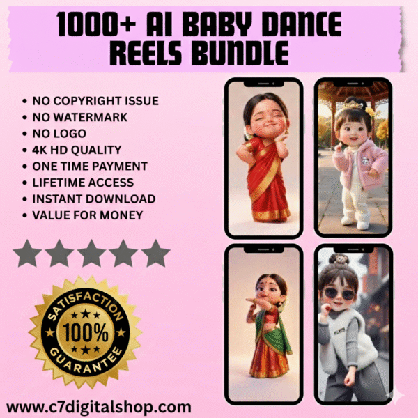 1000+ AI Baby Dance Reels Bundle (4K HD) | No Copyright | Instant ...
